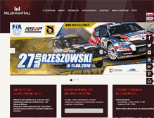 Tablet Screenshot of millenium-hall.com